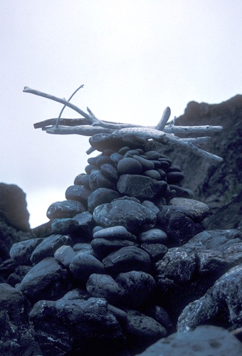 Sea Staffs with Sea Cairns